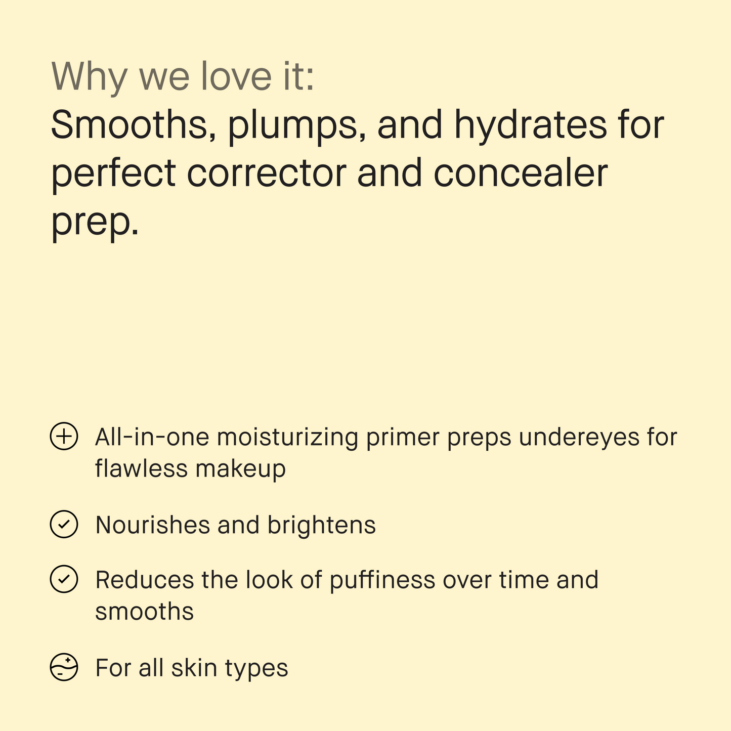 Vitamin Enriched Eye Cream & Primer