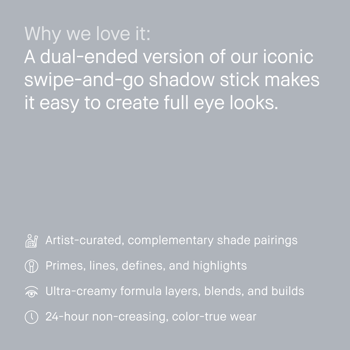 Dual-Ended Long-Wear Cream Eyeshadow Stick Holiday Gift Set