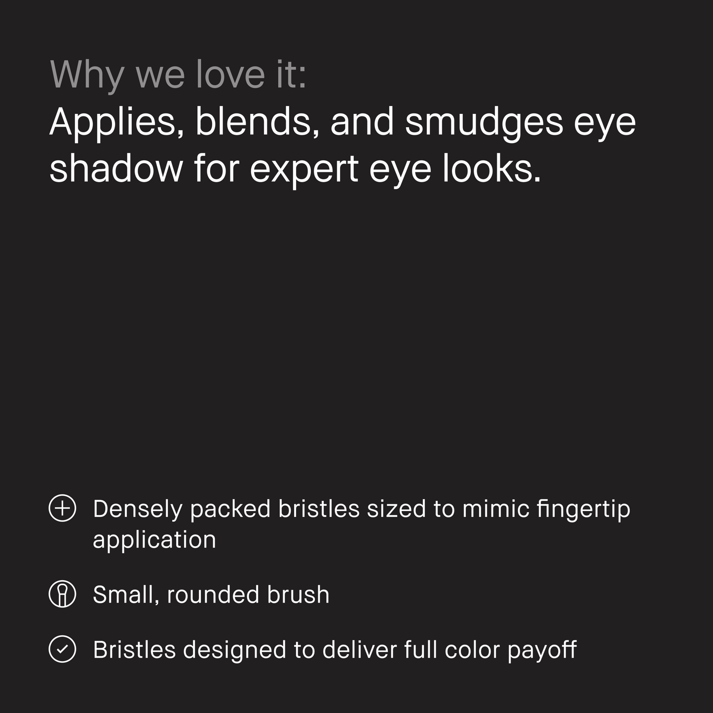 Compact Shaping and Smudging Eyeshadow Brush