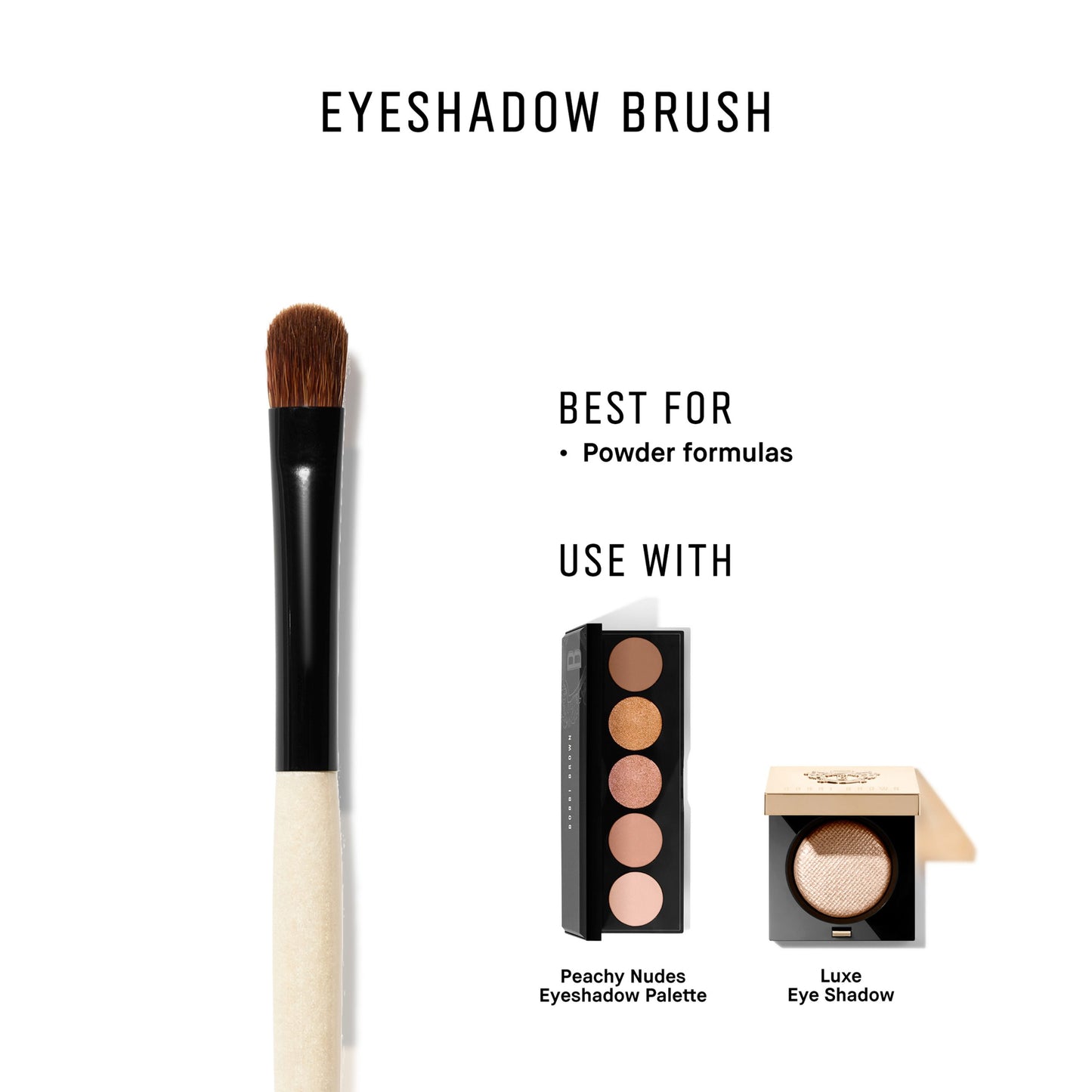 Compact Shaping and Smudging Eyeshadow Brush