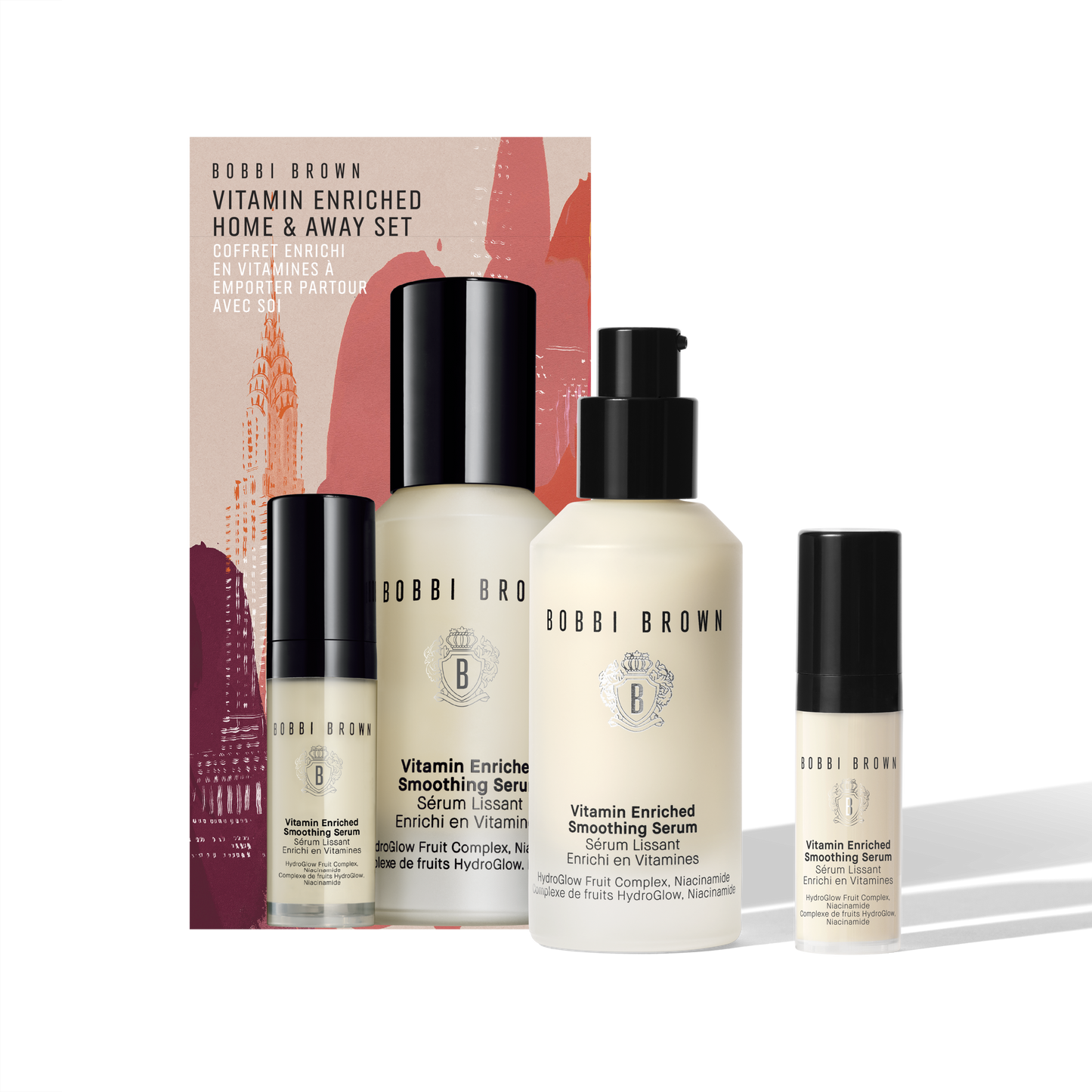 Vitamin Enriched Home & Away Face Serum Set